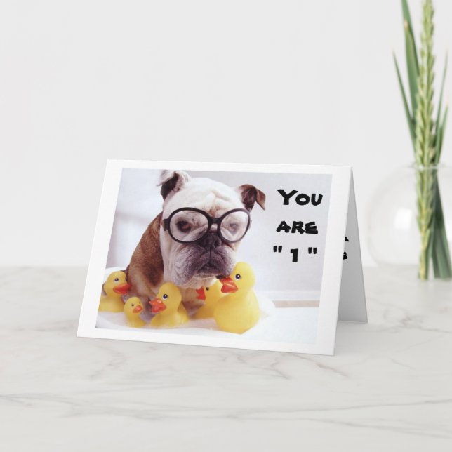 Carte ****1er ANNIVERSAIRE***** POUR NOTRE ENFANT (Devant)