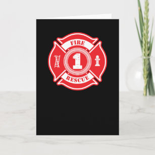 Carte 1er Feu Anniversaire Cadeau Pompier 1 An Garçon