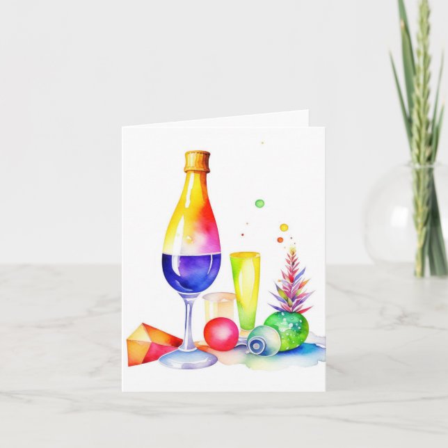 Carte 1er janvier Jour de l'An B (Devant)