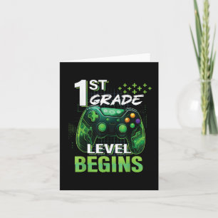 Carte 1er jour de 1ère année commence le premier grade G