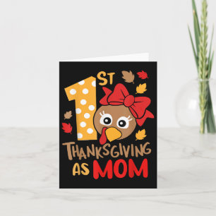Carte 1er Thanksgiving Comme Maman Anniversaire Turquie
