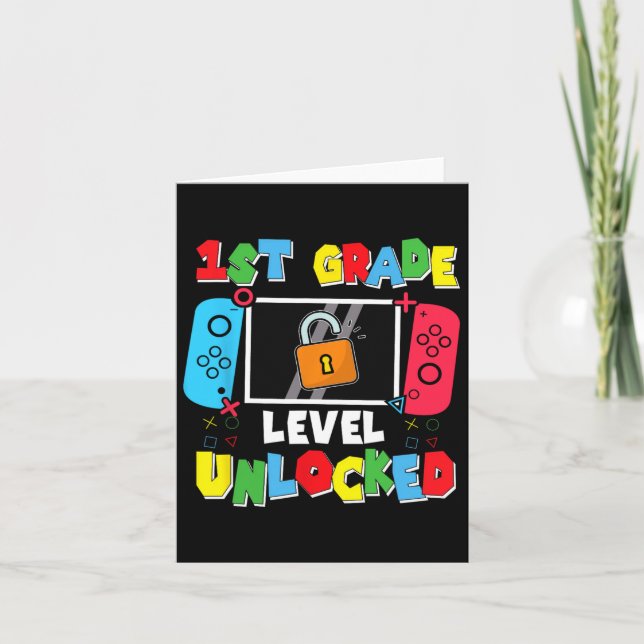 Carte 1ère année déverrouillée Retour à l'école Premier  (Devant)