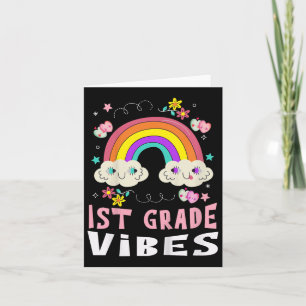 Carte 1ère année Vibes École Élève 1er jour Retour à l'é