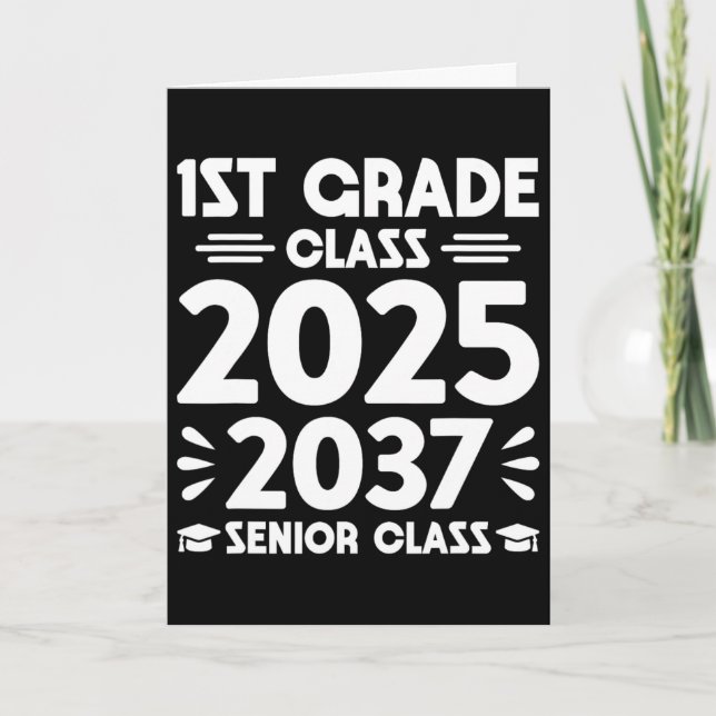 Carte 1re année Cl de 2025 Future Senior Cl de 2037  (Devant)