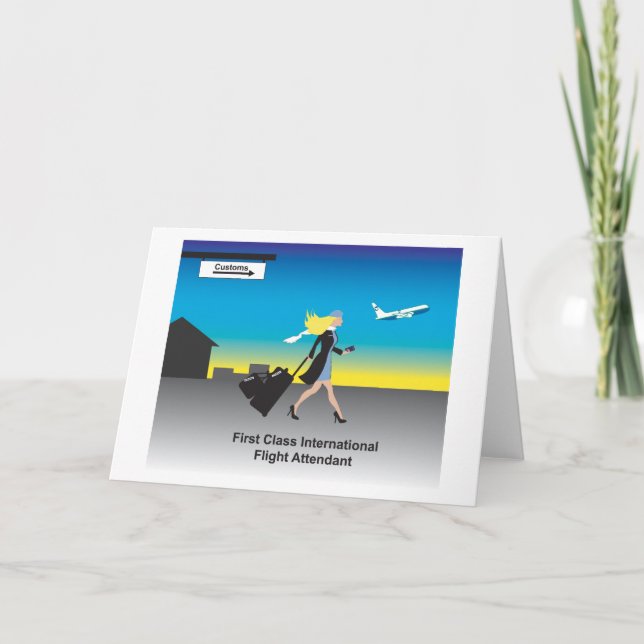 Carte 1st Class International Flight (Devant)