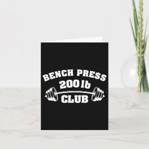 Carte 200 Lbs Pound Bench Press Club Gym Poids P