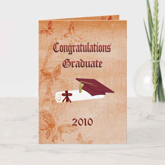 Carte 2010 d'obtention du diplôme (Devant)