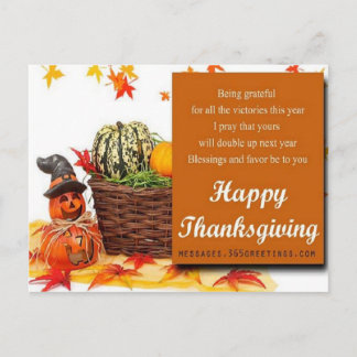 Carte 2014 de thanksgiving