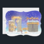 CARTE 2015 de Hanukkahville Hanoukka<br><div class="desc">La carte 2015 de Hanoukka comporte une ville magique appelée Hanukkahville,  chacun accueil pour se réjouir et allumer les bougies,  maison pour les vacances !  Conçu et créé par Diane Heller.  Voir le Hannukahville sur Facebook ! Hanoukka heureux/Chanukkah ! Cependant vous charme il ! !</div>
