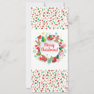 Carte 2020 bonnes années ! Vacances d'hiver de Noël