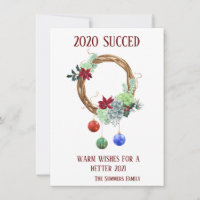 2020 Succès Succulent Funny Covid Holiday