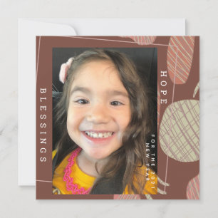 Carte 2021 Nouvelles Années Façades Biologiques Tirées À