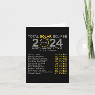 Carte 2024 Total Éclipse Solaire 8 Avril Chemin De L'Écl