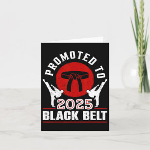 Carte 2025 Black Belt Achievement Tang Soo Do Karate Tae