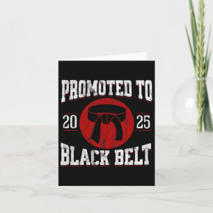 Carte 2025 Black Belt Achievement Tang Soo Do Karate Tae