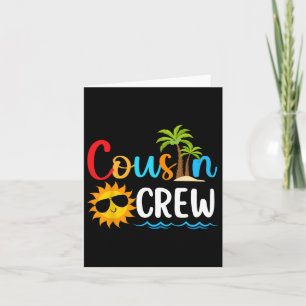 Carte 2025 Cousin Crew Summer Vacation Beach Voyage en f