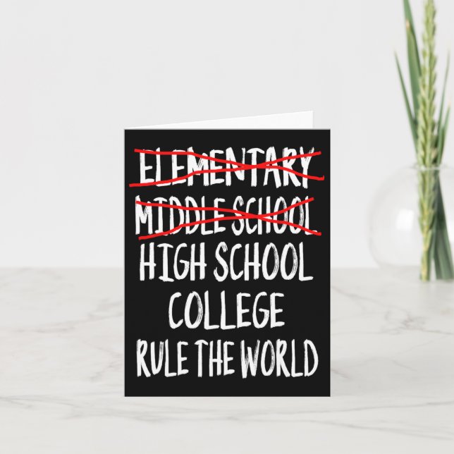Carte 2025 Junior High Graduation Funny Middle School Gr (Devant)