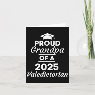 Carte 2025 Valedictorian Grandpa 2025 Graduation College
