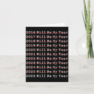 Carte 2026 Sera Mon Année Citation Drôle Nouvel An Homme