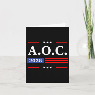 Carte 2028 Aoc Alexandria Ocasio-cortez Président Amériq