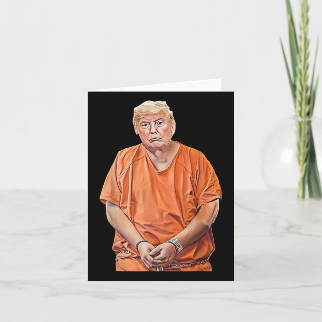 Carte 20-24 Ans En Prison Drôle Anti-Trump (Devant)