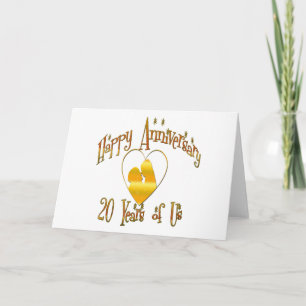 Carte 20e anniversaire