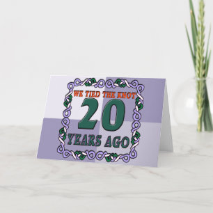 Carte 20e anniversaire du Mariage