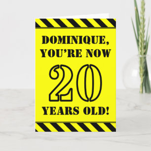 Carte 20e anniversaire : Jeu de style de crayon amusant,