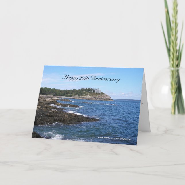 Carte 20ème anniversaire heureux (Devant)
