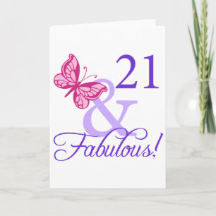 Carte 21 Et Fabuleux anniversaire