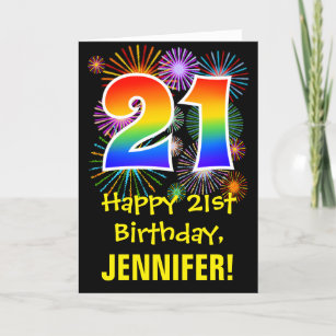 Cartes 21 Ans D Anniversaire Zazzle Fr