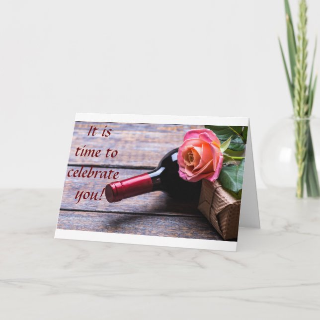 Carte **21e** SOUHAITE L'ANNIVERSAIRE POUR VOUS ! ! ! !  (Devant)