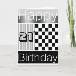 Carte 21ème Anniversaire