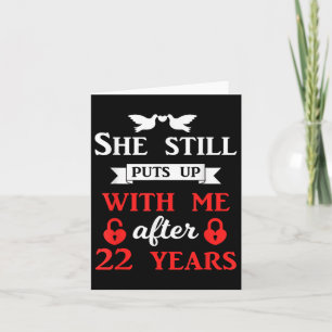 Carte 22 Anniversaire Mariage Famille Mari Femme M