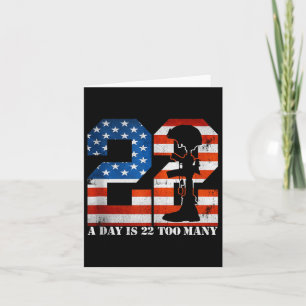 Carte 22 Par Jour Est 22 Trop De Vies D'Anciens Combatta