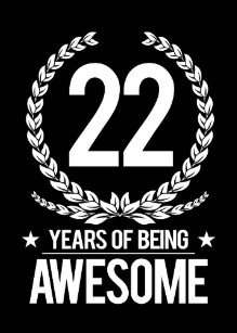 Cartes 22 Ans D Anniversaire Zazzle Fr