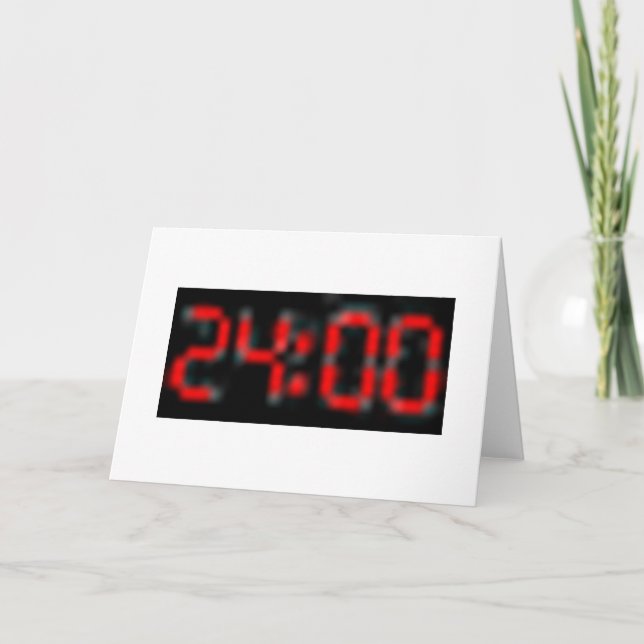 Carte 24:00 - salutations (Devant)