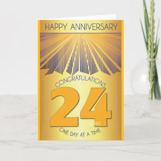 Carte 24 Year Sober Anniversary | Golden Ray 12 Step 
