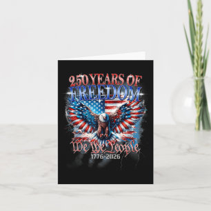 Carte 250 Anniversaire USA Patriotique Aigle 250ème 4
