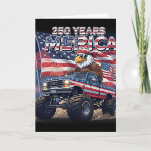 Carte 250 Ans 1776-2026 250e Anniversaire Aigle Monstre