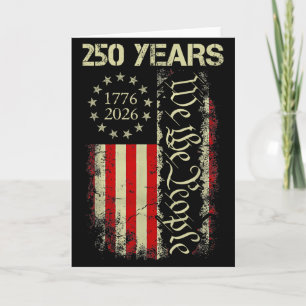 Carte 250 Ans 1776-2026 250e Anniversaire Drapeau Usa Pa