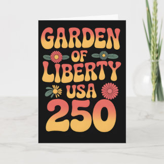 Carte 250 Ans 1776-2026 250e Anniversaire Jardinage _1