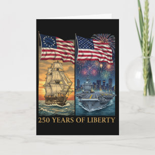 Carte 250 Ans 1776-2026 250e Anniversaire Liberty Ships