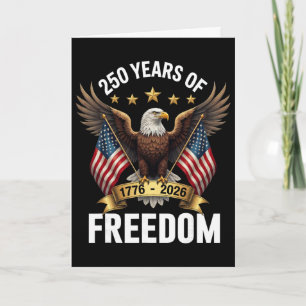 Carte 250 Ans 1776-2026 250e Anniversaire Patriotique Ch