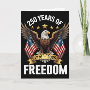 Carte 250 Ans 1776-2026 250e Anniversaire Patriotique Ld