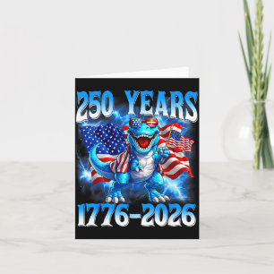Carte 250 ans 250e anniversaire américain États-Unis 4 j
