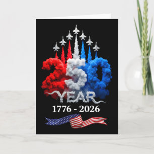 Carte 250 Ans Américain 1776 2026 250e Anniversaire 4