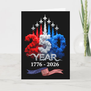 Carte 250 Ans Américain 1776 2026 250e Anniversaire 4
