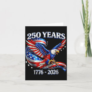Carte 250 ans Américain 1776 2026 250e anniversaire USA