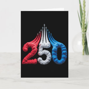 Carte 250 Ans d'Amérique 250e Anniversaire 1776 2026 Éta